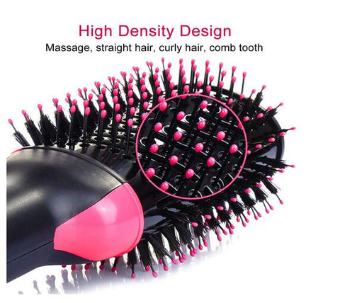 Rotating Hair Brush Curler and Dryer