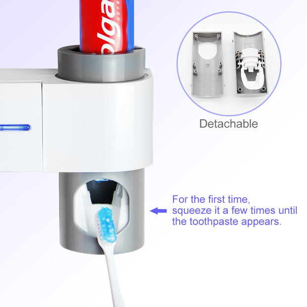 UV Toothbrush Holder and Dispenser