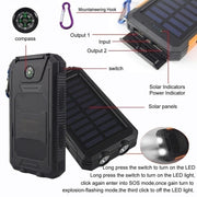 30000mAh Solar Power Bank