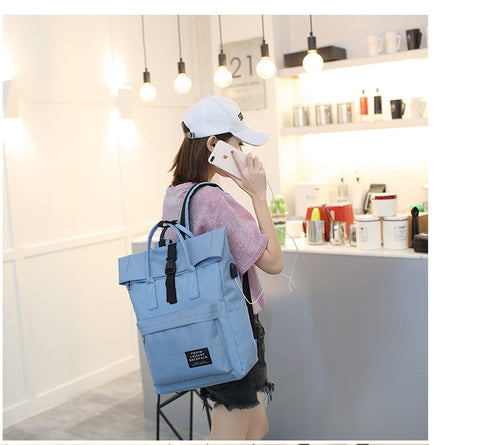 External USB Charge Backpack
