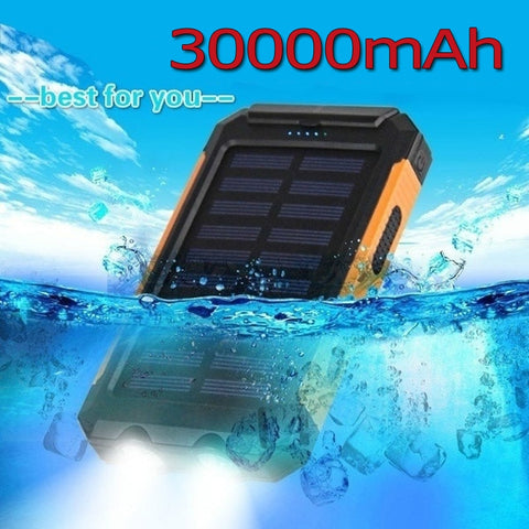 30000mAh Solar Power Bank
