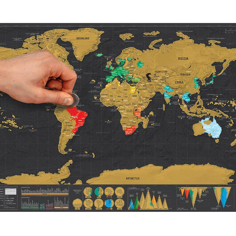Scratch Off World Map
