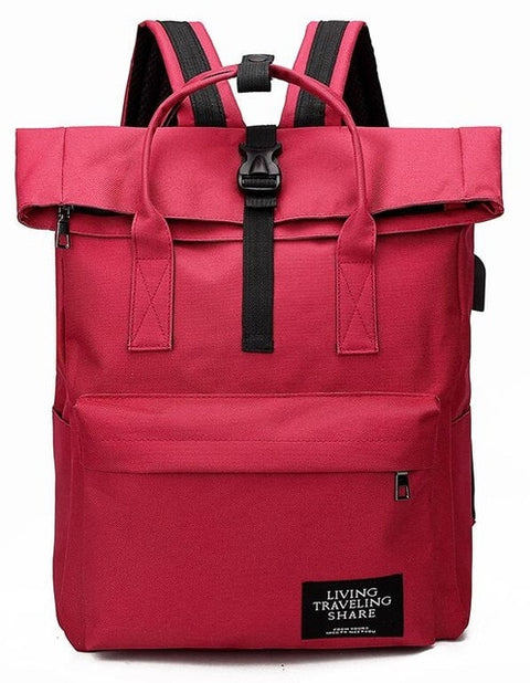External USB Charge Backpack