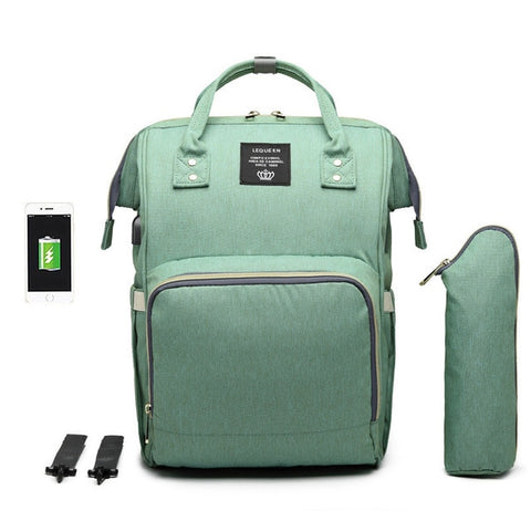 Large Capacity Diaper backpack Bag With USB