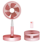 Folding USB electric fan humidifying spray telescopic night light