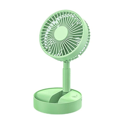 Folding USB electric fan humidifying spray telescopic night light