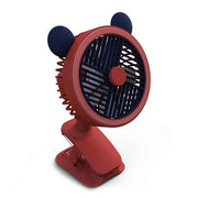 Folding USB electric fan humidifying spray telescopic night light