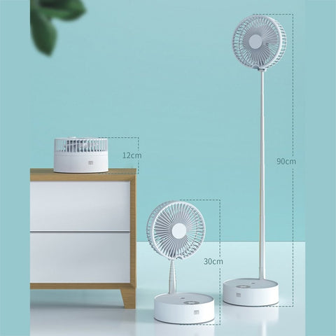 Folding USB electric fan humidifying spray telescopic night light