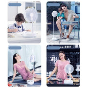 Folding USB electric fan humidifying spray telescopic night light