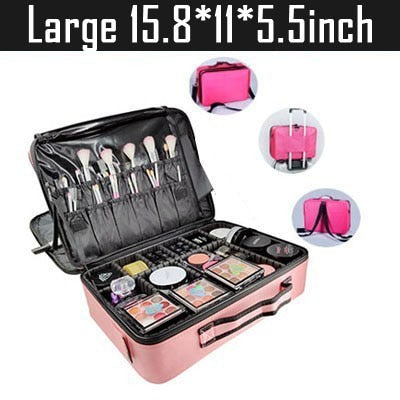Pro Makeup Travel Suitcase