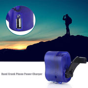 Mini Manual Hand Travel Emergency USB Phone Charger