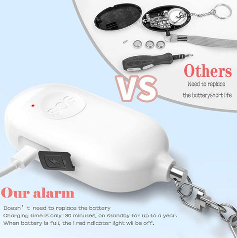 Rechargeable Personal Security Alarm